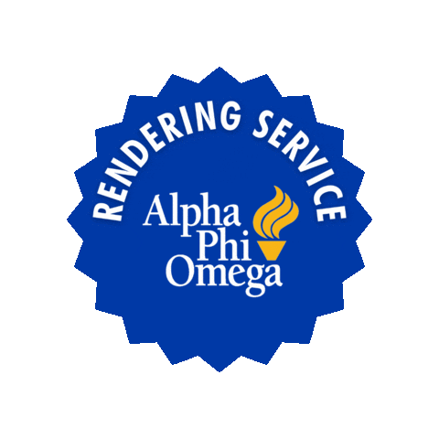 Alpha Phi Omega Sticker