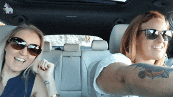 road trip laughing GIF by A Magical Mess