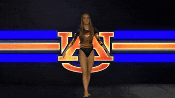 hands up gymnastics GIF by Auburn Tigers