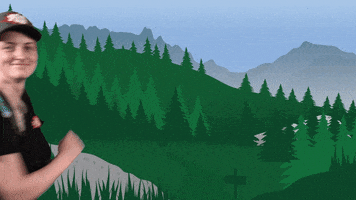 Mountains Get Outside GIF by StickerGiant