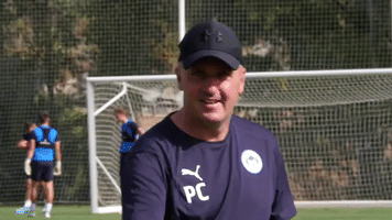 paul cook hello GIF by Wigan Athletic