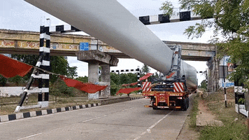 Windmill Blade Transport Services GIF