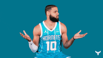Confused Caleb Martin GIF by Charlotte Hornets