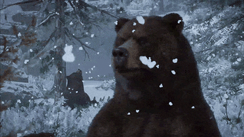 Brown Bear Snow GIF by Xbox