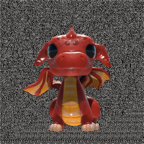 Dragon Flying Sticker