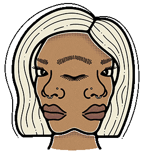 Girl Sticker