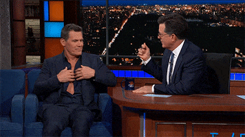 Stephen Colbert Chest Hair GIF by The Late Show With Stephen Colbert