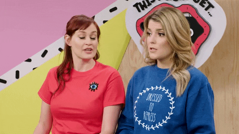 speak up grace helbig GIF by This Might Get