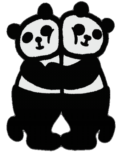 Panda Pew Sticker