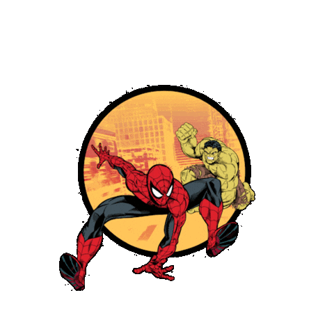 Spiderman Fighting Sticker by Marvel