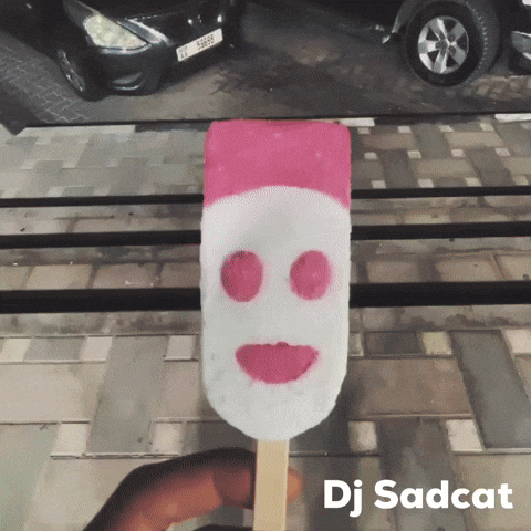 Ice Cream Smile GIF by dj sadcat