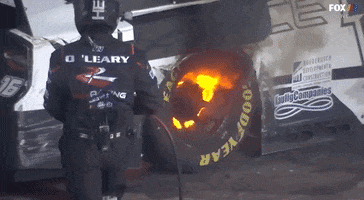 Hot Wheels Fire GIF by NASCAR