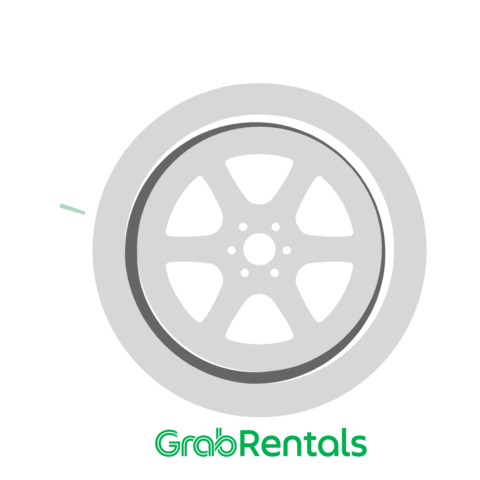 Wheels Grab Sticker by GrabRentals Singapore