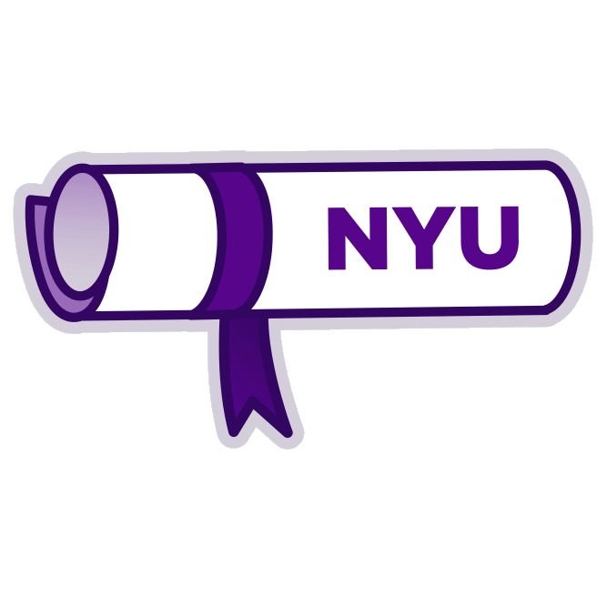 Nyu Sticker by New York University