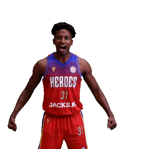 Basketball Celebration Sticker by Heroes Den Bosch