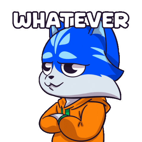 Cat What Sticker by Toshithecat
