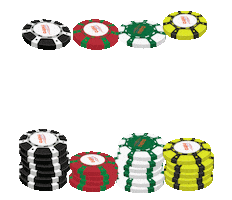 Chips Deck Of Cards Sticker by Casino Metro