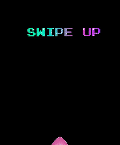 swipe up GIF