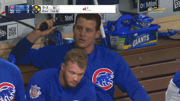 chicago cubs laugh GIF by NBC Sports Chicago