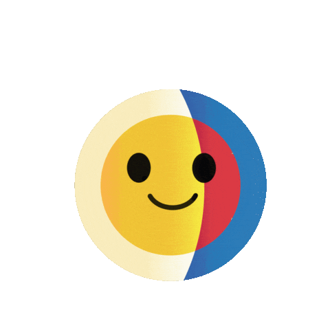 Very Happy Smile Sticker by PZL