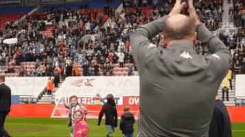 paul cook clapping GIF by Wigan Athletic