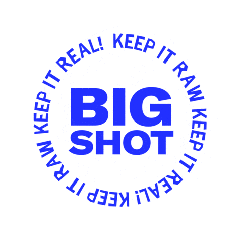 Keep It Real Big Shot Sticker by Urban Monkey RAW