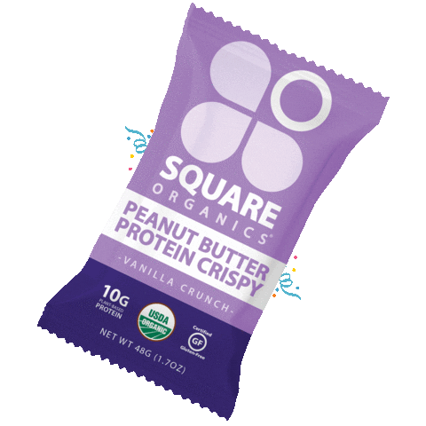 Peanut Butter Party Sticker by Square Organics