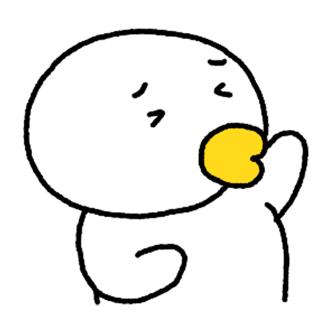 Sad Duck Sticker