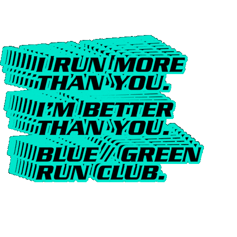 Blue / Green Training Sticker