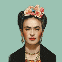 Frida Kahlo Hispanic Heritage Month GIF