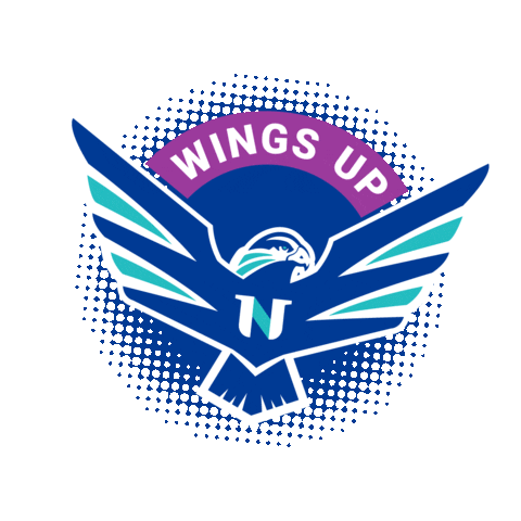Commencement Wings Up Sticker by National University