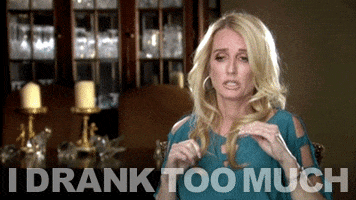 Hangover Reaction GIF by MOODMAN