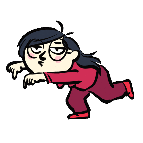 Look Point Sticker by Zaromatt