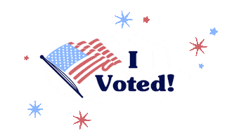 Voting American Sticker by SASSY SAV