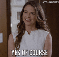 liza yes GIF by YoungerTV