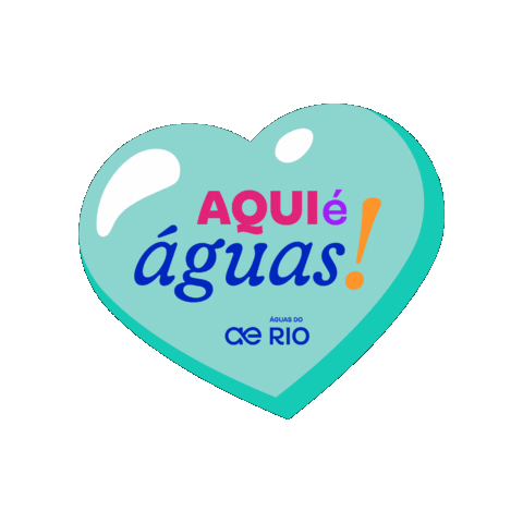 Heart Sticker by Águas do Rio