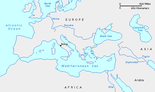 rhine river roman empire