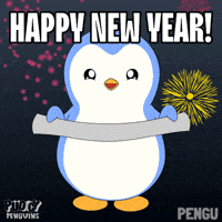 Happy New Year Celebration GIF by Pudgy Penguins