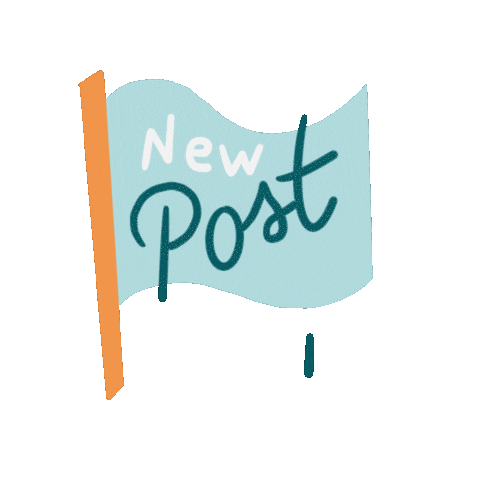 New Post Flag Sticker by Vivaling