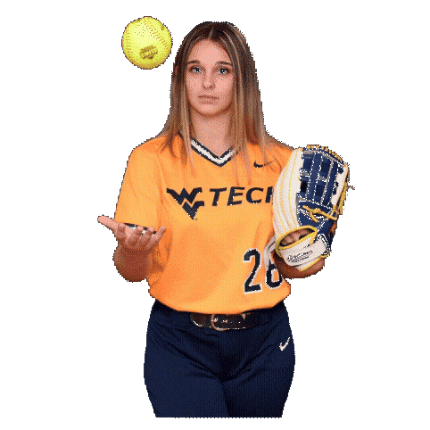 Softball Taylor Scott Sticker by WVU Tech Golden Bears