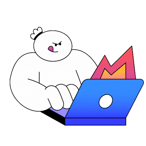 Pc Working Sticker by TheLittleLabs