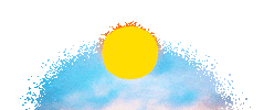 El Sol Night Sticker by Nomadic Agency