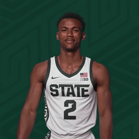 Go White Thumbs Up GIF by Michigan State Athletics