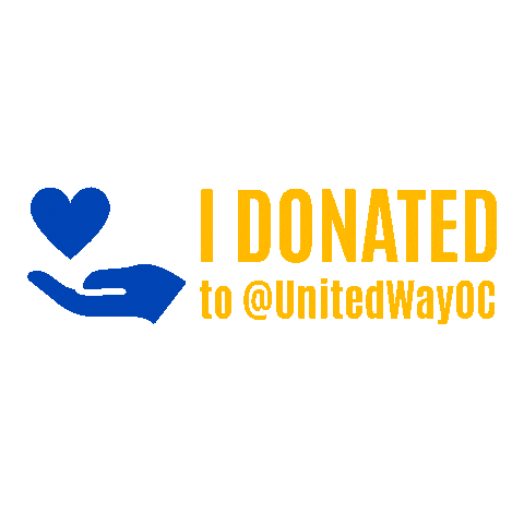 Donated Sticker by Orange County United Way