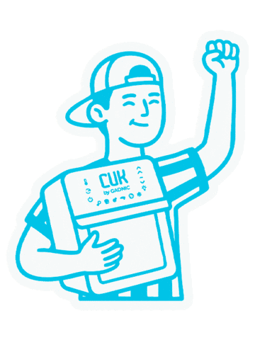 Freidora Sticker by Gadnic