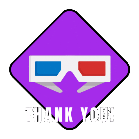 Thank You Sticker by Silver Screen