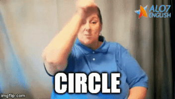 circle total physical response GIF by ALO7.com