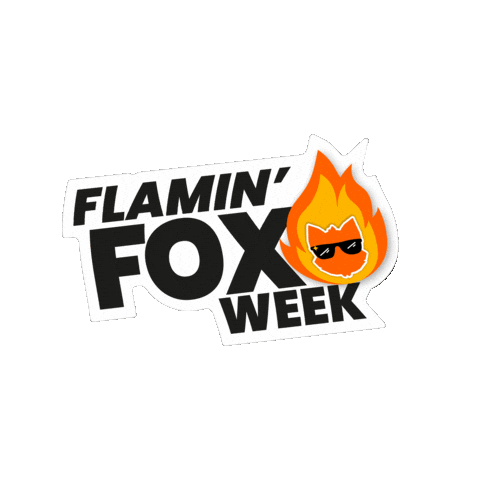 Flamin Fox Sticker by Creatify