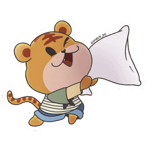 Tiger Singapore Sticker