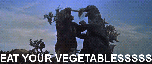 food godzilla eat parody vegetables GIF